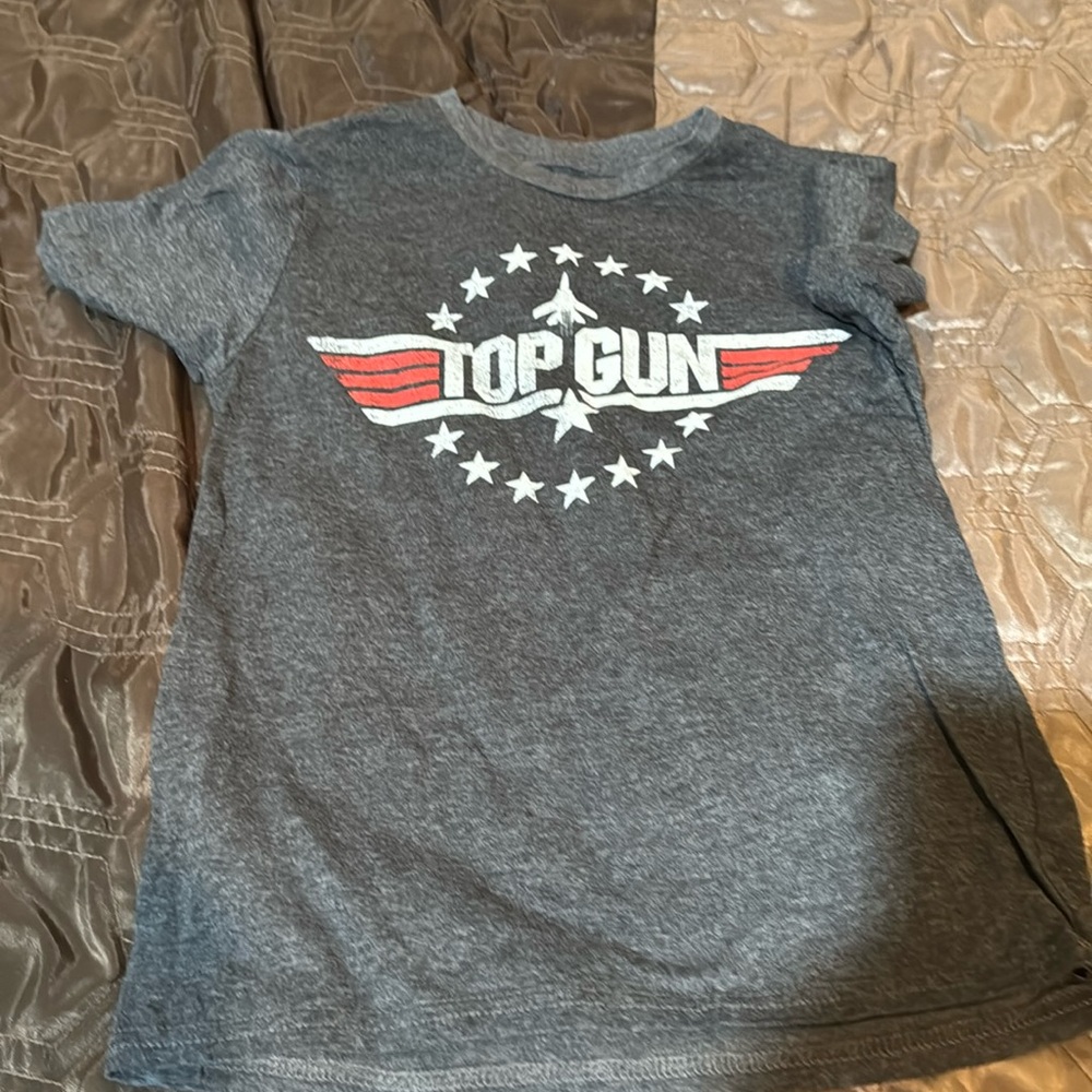 Kids top gun t shirt
